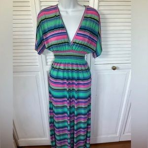 Sunkissed Couture Maxi Dress Multicolor Size Medium